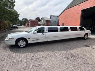 ② prachtige witte stretch limousine — lincoln — 2ememain