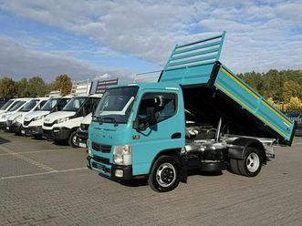 mitsubishi canter 3.0/130km 3c13 wywrotka 3-stronna do 3,5tony na kat b nie iveco daily widelki