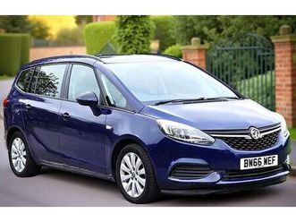2017 vauxhall zafira tourer 1.4i 16v turbo design auto