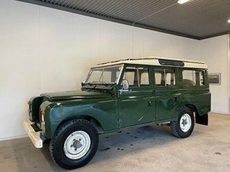 land rover series iia 109 - bensin unik/svensksåld