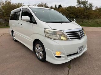 toyota alphard quality camper conversion ulez dvd 5 seater