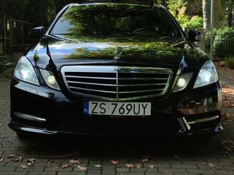 mercedes-benz klasa e 500 4-matic blueeff avantgarde