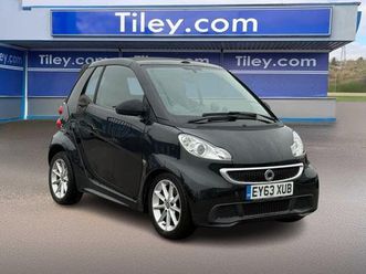 smart fortwo 1.0 mhd passion cabriolet softtouch euro 5 (start/stop) 2dr