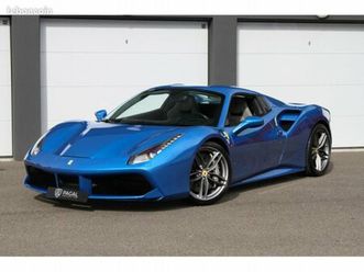 ferrari 488 spider | carbone blu corsa tortora