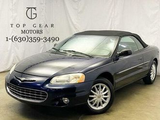 2002 chrysler sebring 2dr convertible lxi