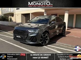 audi q3 1.5 35 tfsi 150 s-line s-tronic bva toit ouvrant - camera de recul - carplay - volant meplat