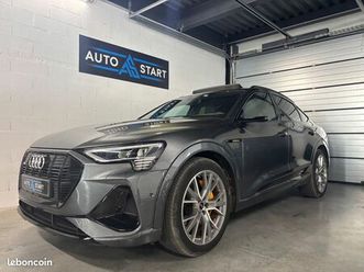 audi e-tron sportback 50 quattro s line 2e main/virtual/camera 360/toit pano ouvrant/attelage/bang & olufsen/sièges électriques chauffants