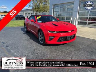 used 2017 chevrolet camaro 1ss