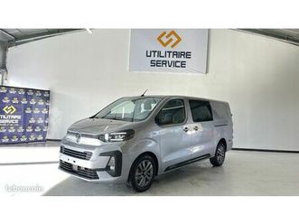 33 990 ht - citroen jumpy cabine approfondie xl (l2) 5 places blue hdi 180cv bva eat 8 pack premium connect - gris acier + options