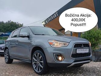 mitsubishi asx 1,8 di-d intense,navi,kamera,reg.do 10/2026, 2014 god.