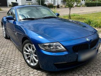 bmw z4 coupé e86 automatik blau ez 2007