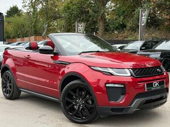 2017 land rover range rover evoque td4 hse dynamic convertible- low mileage - rare car - firenze ...