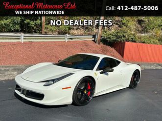used 2014 ferrari 458 italia coupe glenshaw pa 15116