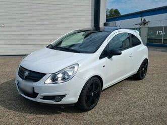 opel corsa d vauxhall • neue allwetterreifen •klima • schiebedach