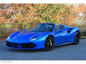 ferrari 488 spider | blu corsa tortora carbon lift