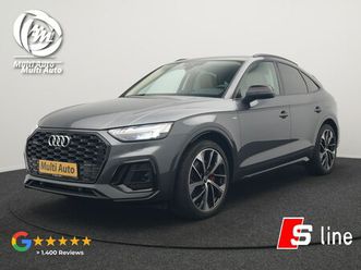audi q5 sportback - 50 tfsi e s line plug in hybrid 300pk dealer o.h phev | luchtvering | matrix led | 21