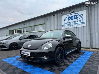 vw beetle 1.6 tdi 105cv bva fender xénon led cuir clim auto radar av-ar bluetooth garantie 12 mois