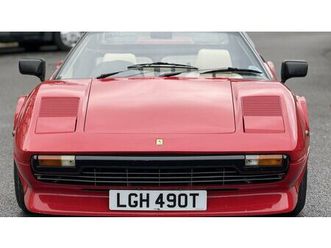 1979 ferrari 308 rouge manuel, 5 vitesses conduite à droi...