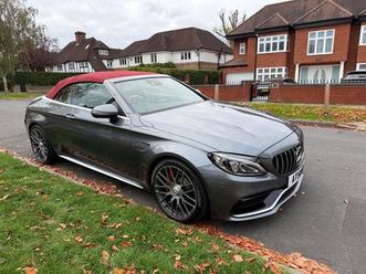 4.0 c63 v8 biturbo amg s cabriolet spds mct euro 6 (start/stop) 2dr