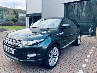 2011 land rover range rover evoque 2.2td prestige (190bhp) 4x4 coupe 3d auto