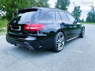 mercedes c63s amg 510 break noir