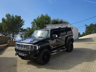 hummer h3 51000km gelaufen 3,7 l steht auf ibiza schwarz tüv neu