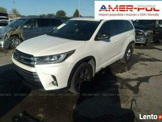 toyota highlander 2018, 3.5l, 4x4, po kradzieży slubice
