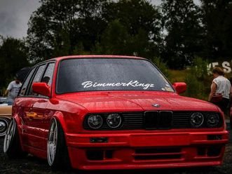 bmw e30 touring showcar airride stance tuning