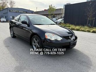 2002 acura rsx type s 2 door coupe 6 speed manual tranny