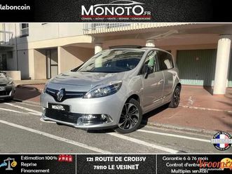 renault scenic 3 iii bose 1.2 tce 130ch toit ouvrant camera bose gps entretien renault