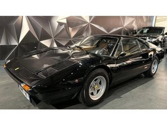 1977 ferrari 308 noir manuel, 5 vitesses conduite à gauch...
