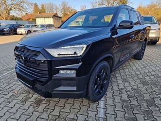 musso grand black 4x4 *ahk * überrollbügel*