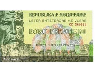 kerkoj bono privatizimi (leter me vler)