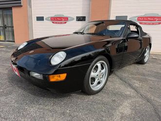 1994 porsche 968 cabriolet triple black 6 speed manual pristine
