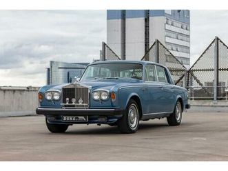 1978 rolls-royce silver shadow ii saloon petrol manual