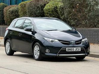 2015 toyota auris 1.8 vvt-h icon cvt euro 5 (start/stop) 5dr hatchback petrol/electric hybrid automatic