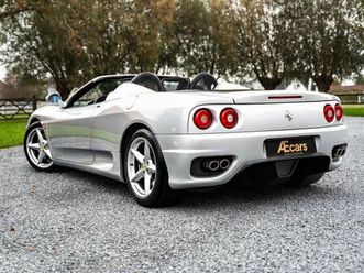 ferrari 360 modena spider f1-v8 sport button invoices