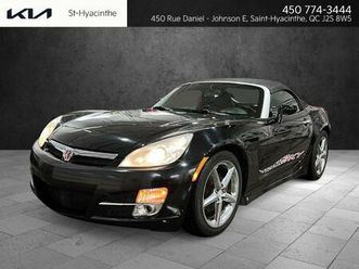 2007 saturn sky cabriolet 2 portes // décapotable // cuir rouge //
