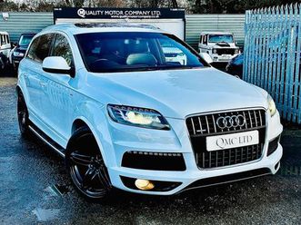 2013 audi q7 3.0td quattro s line plus (245ps) tiptronic