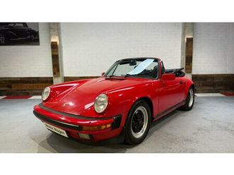 1989 porsche 911 rouge manuel, 5 vitesses conduite à gauc...