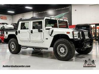 2006 hummer h1 alpha rare gen 2 all black interior open top, low miles!