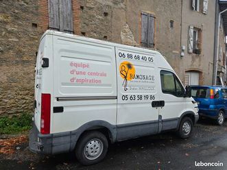 fourgon équipé pour le ramonage