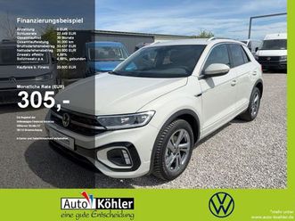 volkswagen t-roc r-line tsi dsg acc+ahk+led+virt+pdc+kamera