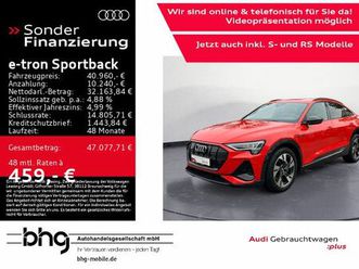 audi e-tron sportback 55 quattro s-line matrix/b&o/as