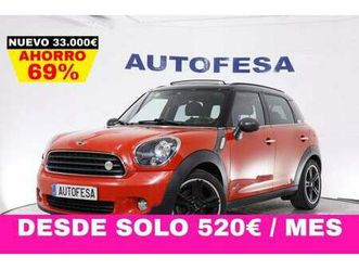 mini countryman 1.6 d all4 pack red hot chili 112cv # techo panoramico ele,navy,parktronic