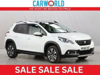 2018 peugeot 2008 1.2 puretech allure premium suv 5dr petrol manual euro 6 (start/stop) (82 ps) hatchbac...