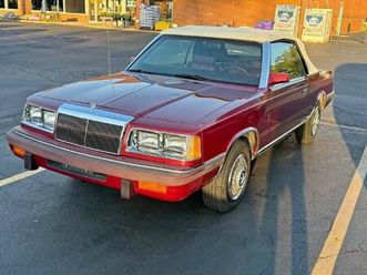 1986 chrysler lebaron
