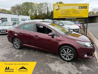 2012 toyota avensis 1.8 tr (147bhp) saloon 4d m-drive s