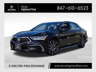 used 2019 acura rlx sport hybrid advance package
