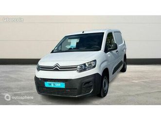 citroen berlingo van véhicule utilitaire ou société m 1000kg bluehdi 100 s&s control
